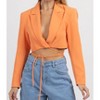 Women's SOHO SUMMER WRAP BLAZER TOP - Fore - 2 of 4