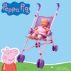 Peppa Pig: Doll Umbrella Stroller - Purple, Pink, Flowers - 2 of 4