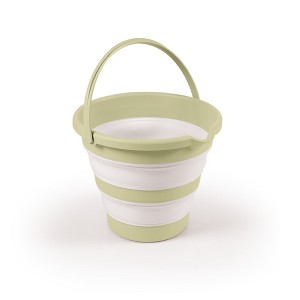DOLU Foldable Baby Bath Bucket, Compact Toddler Wash Tub, Ages 6+ Months, Green - 1 of 4