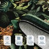 Washable Tiger Print Rug - Non-Slip Low Pile, Stain-Resistant Jungle Animal Carpet for Living Room, Bedroom & Office - 4 of 4