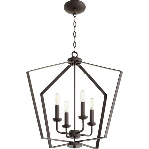 Quorum Lighting 4 - Light Chandelier in  Oiled Bronze - 1 of 1