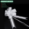 Unique Bargains PP Plastic Waterproof Tear-Resistant Durable  Flower Gift Wrap 20 Count 4.72 Inch - 2 of 4