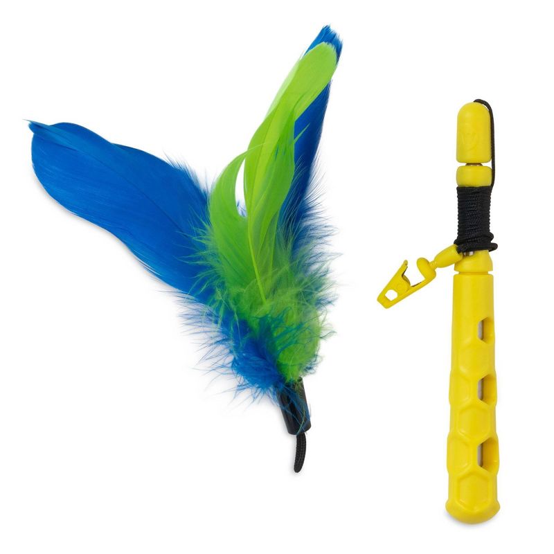 JW Pet Flutter-ee Feathers Telescopic Wand Cat Toy, 4 of 6