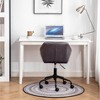 APRILSOUL29.50"Diamond Tufted Adjustable Swivel Office Chair - 3 of 4