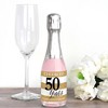 Big Dot of Happiness We Still Do - 50th Wedding Anniversary - Mini Wine and Champagne Bottle Label Stickers - Anniversary Party Favor Gift - Set of 16 - image 2 of 4