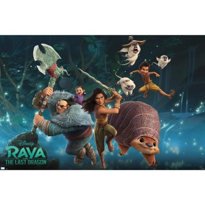 Trends International Disney Raya and the Last Dragon - Group Framed Wall Poster Prints
