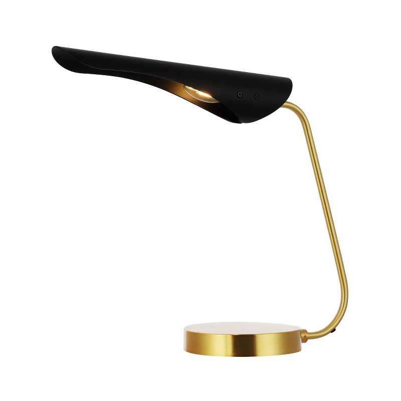 Fynn 16.5 Inch Iron Table Lamp - Black/Brass - Safavieh, 2 of 5