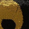 18"x18" Skull and Crossbones Halloween Square Throw Pillow Gold/Silver/Black - Lush Décor - 3 of 4