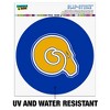 Albany State University Primary Logo Automotive Car Window Locker Circle Bumper Sticker - 2 of 4