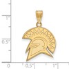 Black Bow Jewelry 14k Yellow Gold Plated Sterling Silver San Jose State Spartans NCAA Large Pendant - 2 of 3