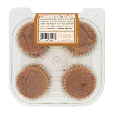 Rubicon Cinnamon Churro Filled Cupcake - 10oz/4ct