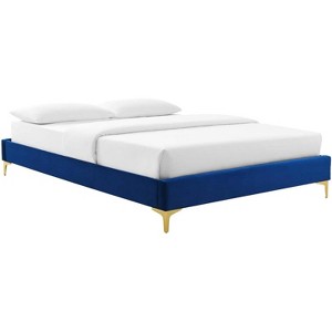 Modway Sutton Twin Performance Velvet Bed Frame - 1 of 4