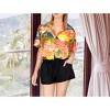 HAPPY BAY Hawaiian Shirts Womens Casual Summer Beach Blouse Shirt Luau Party Colorful Short Sleeve Vacation Dress Shirts T Shirt - 2 of 4