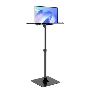 VEVOR Projector Stand, Projector Floor Stand Adjustable Height from 30.3 to 63.4 in, Projector Mount with Tray, Black - 1 of 4