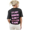 Women's Not Drinking Alone Vintage Tee - LULUSIMONSTUDIO - 3 of 3