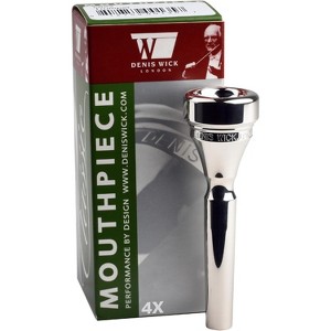 Denis Wick Heritage Classic Trumpet Mouthpiece Silver Plated, V-Type Backbore for Balanced Airflow and Tone - Trumpet Accessories - 1 of 4