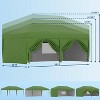GustoWave 10 X 20ft Pop-Up Canopy with 6 Removable Sidewalls for Camping - 3 of 4