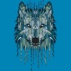 Boy's Design By Humans Geometric Wolf By jun087 T-Shirt - 2 of 3