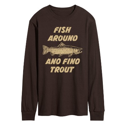 Men's - Instant Message - Fish Around Long Sleeve Graphic T-Shirt