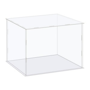 Unique Bargains Acrylic Self-Assembly Dustproof Collectibles Display Cases - 1 of 3