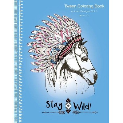 Tween Coloring Book - by  Art Therapy Coloring (Paperback)