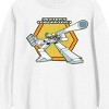 Dexter's Laboratory Exo-Suit Dexter Crew Neck Long Sleeve White Adult Sweatshirt - 2 of 3