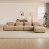 Aukfa Modular Corduroy Sectional Sofa with Ergonomic Support - Pet Friendly, Easy Assembly, Non-Slip Base Design - 2 of 4