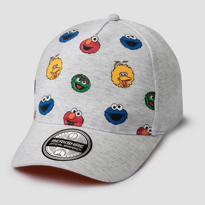 Toddler Sesame Street Baseball Hat Gray