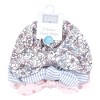 Hudson Baby Infant Girls Turban Cotton Headwraps, So Pretty Flower, 0-24 Months - 2 of 4