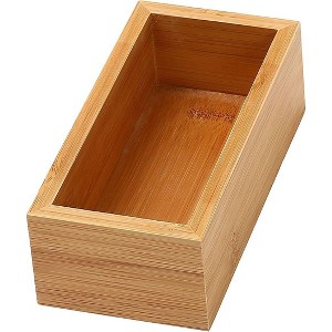 YBM HOME Bamboo Drawer Organizer Storage Box for Kitchen Drawer, Junk Drawer, Office, Bedroom, Children Room, Craft, Sewing, and Bathroom, Pack of 12 - 1 of 4