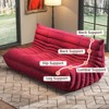 SYFERLORY Armless 3-Seat Togo THREE Seater Large Bean Bag Sofa - 4 of 4