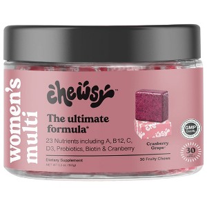 Chewsy Women's Multivitamin Bottle - 30ct - 1 of 4