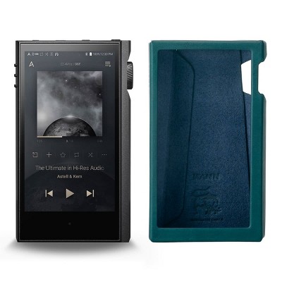 Astell & Kern KANN MAX Portable Hi-Fi Music Player (Anthracite Gray) with Tanned Leather Case
