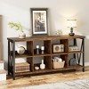 8 Cube Storage Organizer Bookshelf, 3 Tier Metal Horizontal Bookcase - 4 of 4