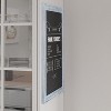 Merrick Lane Wall Mount Magnetic Chalkboard Sign with Eraser, Hanging Wall Chalkboard Memo Board - 4 of 4