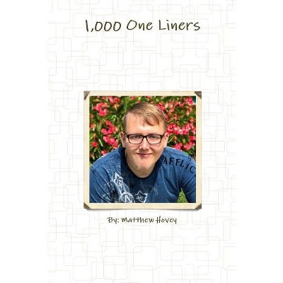 1,037 One Liner Jokes - by  Matthew Hovey (Paperback)