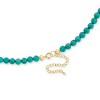 Pure Collection by Ross-Simons 4-4.5mm Turquoise Bead Necklace With 14kt Yellow Gold Size 16 - 3 of 4