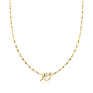 Pure Collection by Ross-Simons 18kt Gold Vermeil Lumachina-Chain Toggle Necklace - 1 of 4
