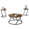 Sapphtopaz Modern Coffee Table with 2 End Tables Living Room Table Set Durable Center Table for Living Room,3pcs - 4 of 4