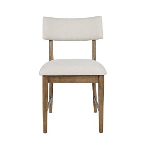Jofran,Beck Contemporary Upholstered Split Back Dining Chair (Set of 2) - 1 of 4
