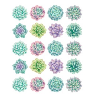 Teacher Created Resources - Rustic Bloom Succulents Stickers - Pack of 120 - 1 of 1