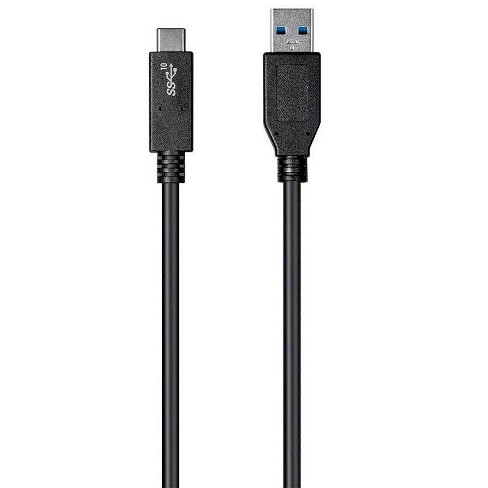 Monoprice Usb C To Usb 3.1 Gen 2 Cable - 1 Meter Feet) - Black Fast Charging, 10gbps, 3a, 30awg, Type C, Compatible With Xbox One / Vr / : Target