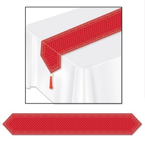 Beistle Printed Bandana Table Runner, 11" x 6', (3/Pkg) Multicolored - 1 of 4