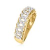 Ross-Simons 0.25 ct. t.w. Diamond Curb-Link Band Ring in 14kt Yellow Gold Size 5 - 3 of 4