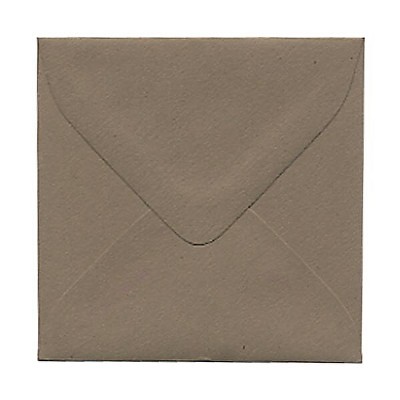 JAM Paper 3.125 x 3.125 Square Invitation Envelopes Simpson Kraft Recycled 2841420