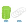 Unique Bargains Regular Mouth Plastic Mason Jar Lids with Silicone Sealing Ring 10 Pcs - 2 of 4