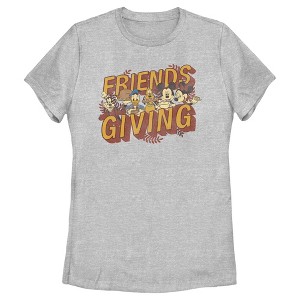 Women's Mickey & Friends Friendsgiving Celebration T-Shirt - 1 of 4