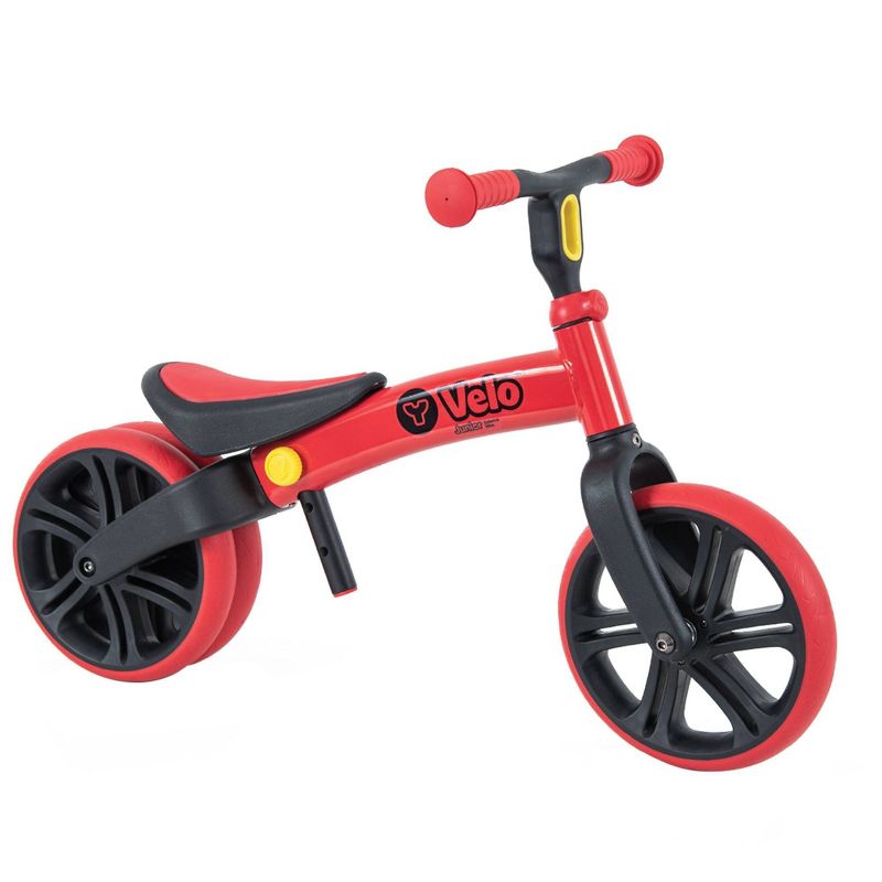 Yvolution Y Velo Junior 9'' Kids' Balance Bike with Dual Rear Wheels, 1 of 11