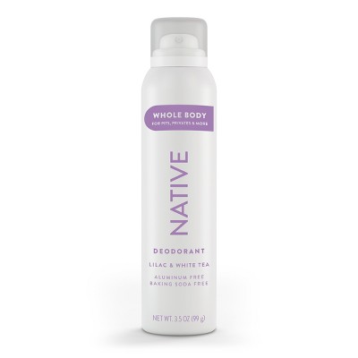 Native Whole Body Deodorant Spray - Lilac &#38; White Tea - Aluminum Free - 3.5oz_4