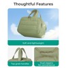 Travel Toiletry Bag, Lightweight Large Wide-open Travel Bag for Women, Puffy Cosmetic Makeup Bag - 4 of 4